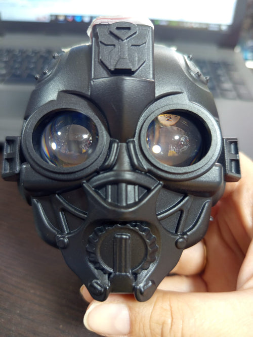 Gray helmet for bikers
