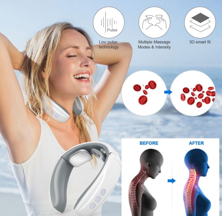 RelaxNeck Pro Masajeador De Cuello Inalámbrico